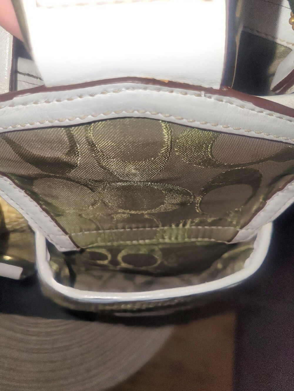 Coach Legacy Buckle Straw Shoulder Bag 2005 - Picture 8 of 14